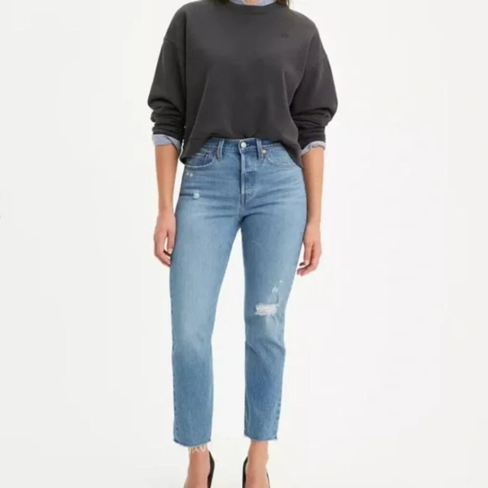 Levi's Wedgie Icon Fit High Rise Ankle Jeans